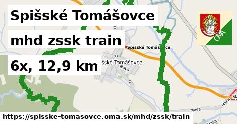 Spišské Tomášovce Doprava zssk train