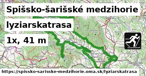 Spišsko-šarišské medzihorie Lyžiarske trasy  