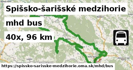 Spišsko-šarišské medzihorie Doprava bus 