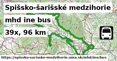 Spišsko-šarišské medzihorie Doprava iná bus