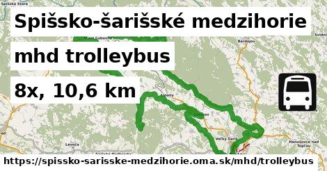 Spišsko-šarišské medzihorie Doprava trolleybus 