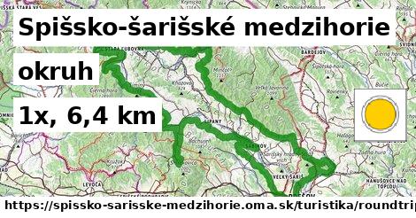 Spišsko-šarišské medzihorie Turistické trasy okruh 