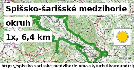 Spišsko-šarišské medzihorie Turistické trasy okruh 