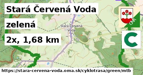 Stará Červená Voda Cyklotrasy zelená mtb