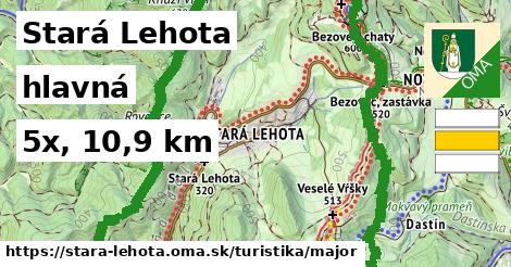 Stará Lehota Turistické trasy hlavná 