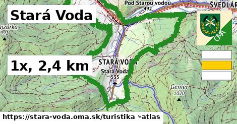 Stará Voda Turistické trasy  