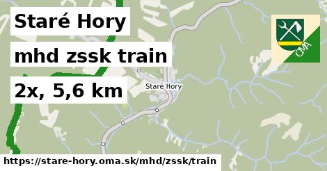 Staré Hory Doprava zssk train