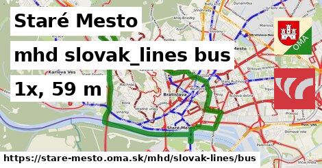 Staré Mesto Doprava slovak-lines bus