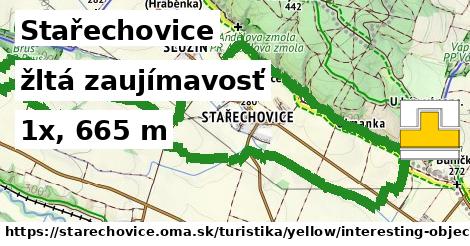 Stařechovice Turistické trasy žltá zaujímavosť