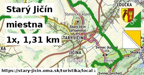 Starý Jičín Turistické trasy miestna 