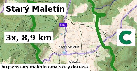 Starý Maletín Cyklotrasy  