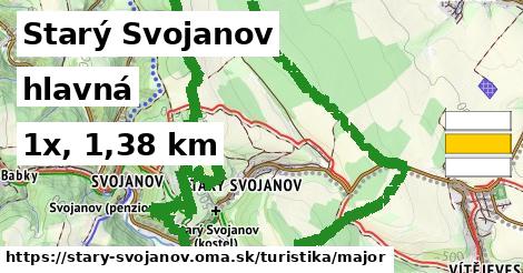 Starý Svojanov Turistické trasy hlavná 