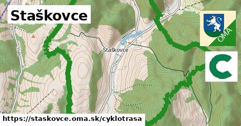 Staškovce Cyklotrasy  