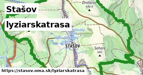 Stašov Lyžiarske trasy  