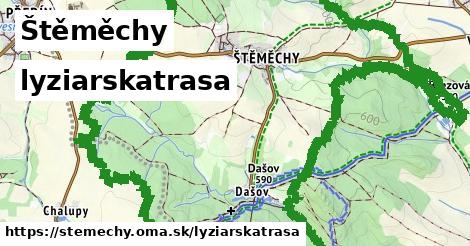 Štěměchy Lyžiarske trasy  