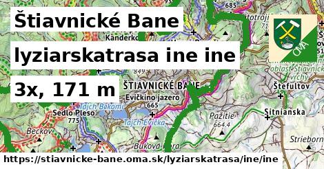 Štiavnické Bane Lyžiarske trasy iná iná