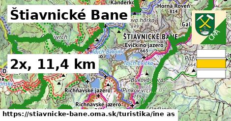 Štiavnické Bane Turistické trasy iná 