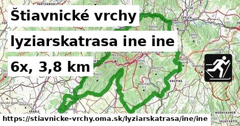 Štiavnické vrchy Lyžiarske trasy iná iná