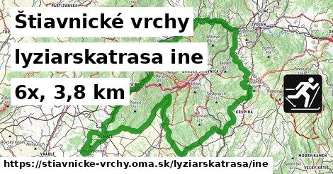 Štiavnické vrchy Lyžiarske trasy iná 