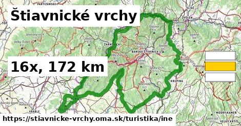 Štiavnické vrchy Turistické trasy iná 