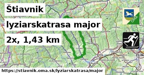 Štiavnik Lyžiarske trasy hlavná 