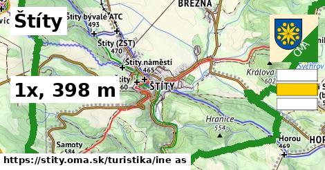 Štíty Turistické trasy iná 