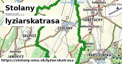 Stolany Lyžiarske trasy  