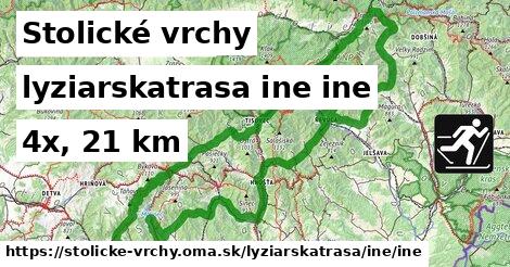 Stolické vrchy Lyžiarske trasy iná iná