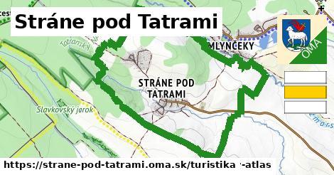 Stráne pod Tatrami Turistické trasy  