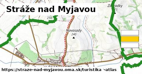 Stráže nad Myjavou Turistické trasy  