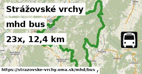 Strážovské vrchy Doprava bus 