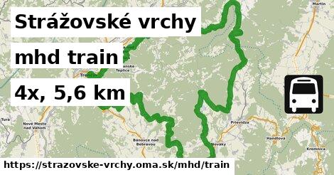 Strážovské vrchy Doprava train 