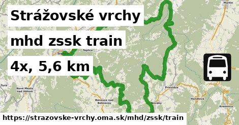 Strážovské vrchy Doprava zssk train