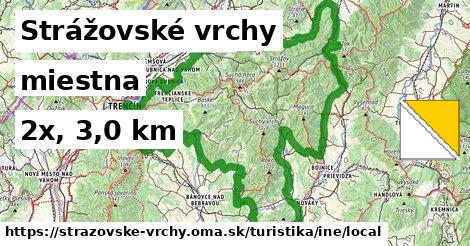 Strážovské vrchy Turistické trasy iná miestna