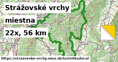 Strážovské vrchy Turistické trasy miestna 