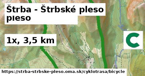 Štrba - Štrbské pleso Cyklotrasy bicycle 