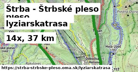 Štrba - Štrbské pleso Lyžiarske trasy  