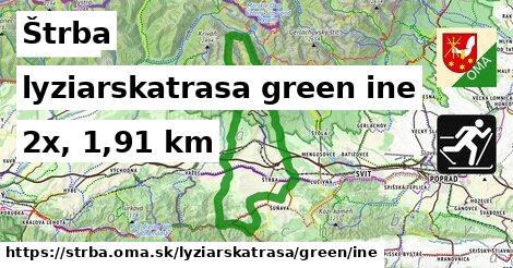Štrba Lyžiarske trasy zelená iná