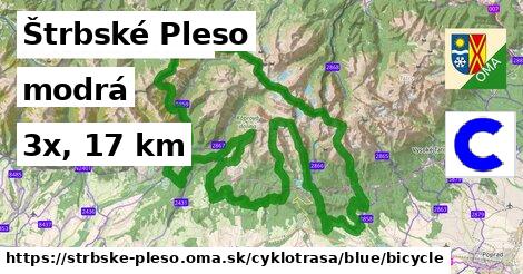 Štrbské Pleso Cyklotrasy modrá bicycle