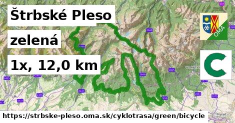 Štrbské Pleso Cyklotrasy zelená bicycle