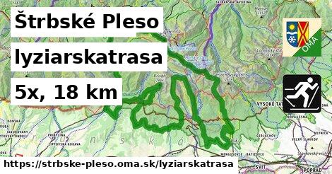 Štrbské Pleso Lyžiarske trasy  