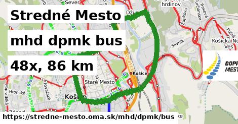 Stredné Mesto Doprava dpmk bus