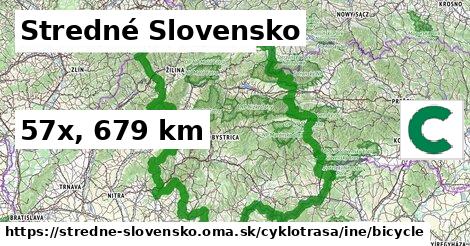 Stredné Slovensko Cyklotrasy iná bicycle