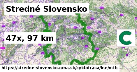 Stredné Slovensko Cyklotrasy iná mtb