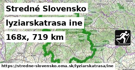 Stredné Slovensko Lyžiarske trasy iná 