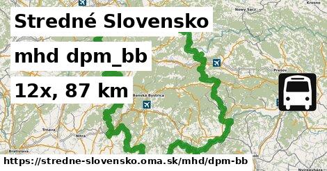 Stredné Slovensko Doprava dpm-bb 