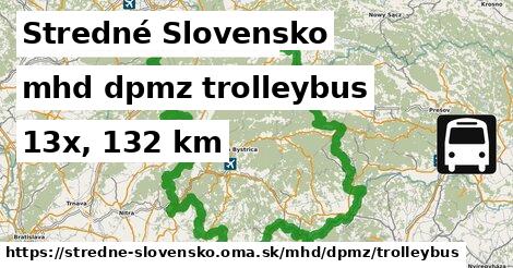 Stredné Slovensko Doprava dpmz trolleybus