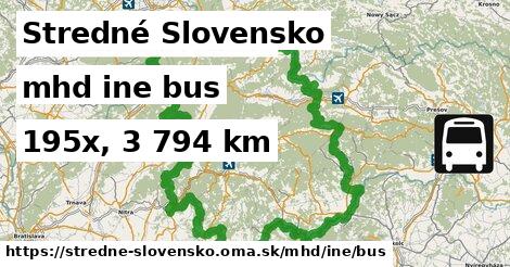 Stredné Slovensko Doprava iná bus