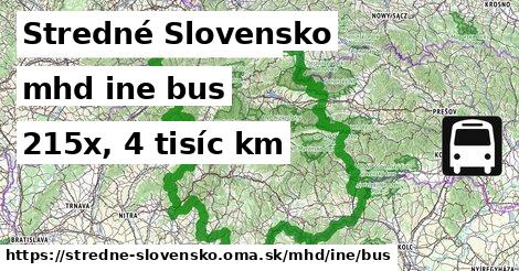 Stredné Slovensko Doprava iná bus