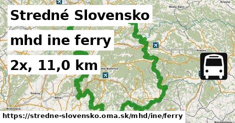 Stredné Slovensko Doprava iná ferry